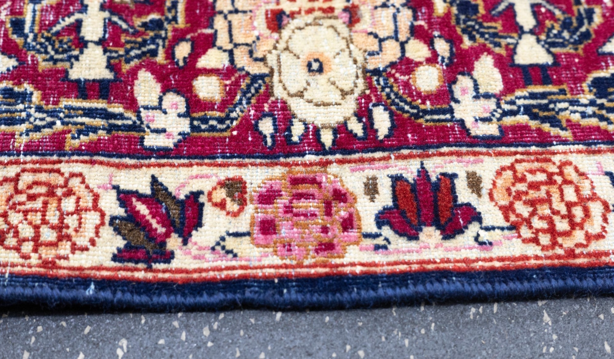 Antique Lavar Kerman Rug 4'6'' x 6'7''