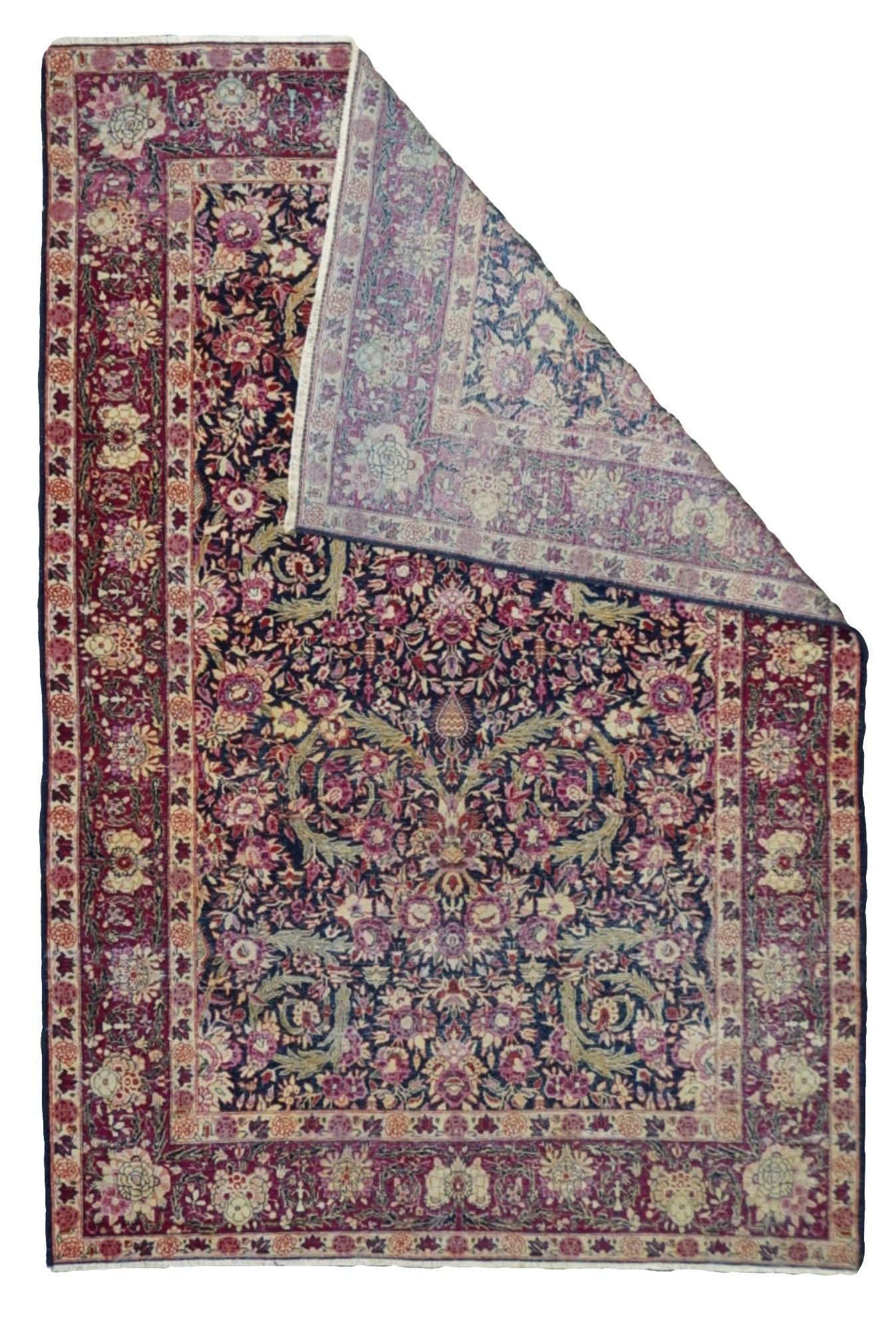 Antique Lavar Kerman Rug 4'6'' x 6'7''