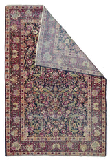 Antique Lavar Kerman Rug 4'6'' x 6'7''