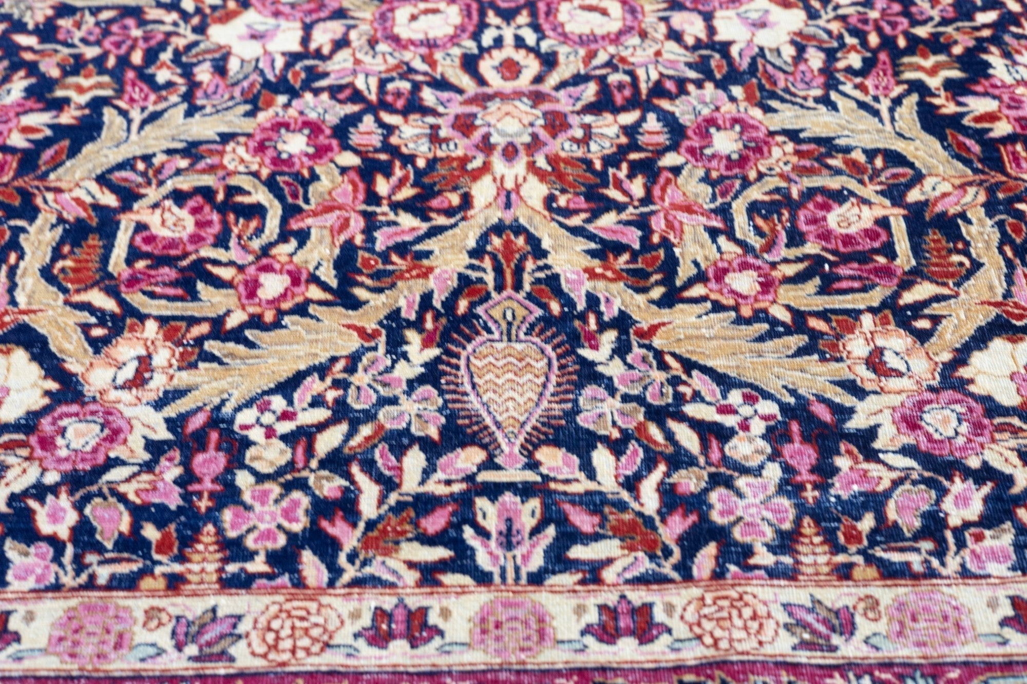 Antique Lavar Kerman Rug 4'6'' x 6'7''