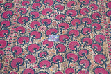 Antique Uzbekistan Suzani Rug 6'2'' x 7'11''