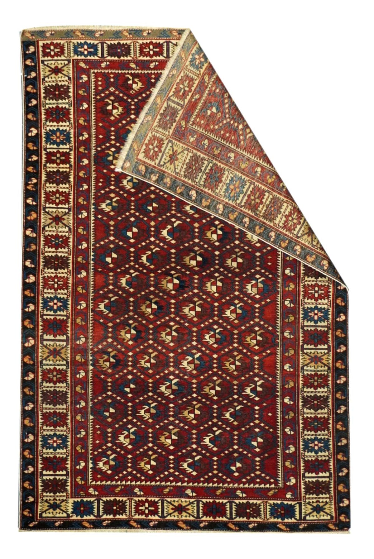Antique Caucasian Shirvan Rug 3'10'' x 5'11''