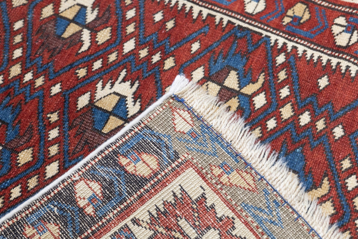 Antique Caucasian Shirvan Rug 3'10'' x 5'11''