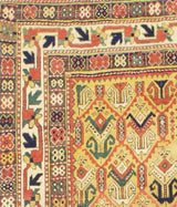 Antique Caucasian Kazak Ganjeh Rug 4' 1" x 6' 0"