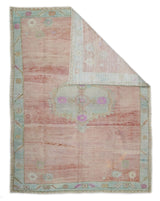 Fine Antique Oushak Wool Rug 6'5'' x 8'6''