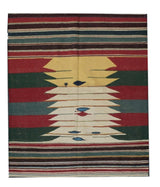 Antique Caucasian Kilim Rug 3'10'' x 4'7''