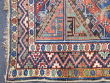 Antique Caucasian Kurdish Kazak Rug 5'5'' x 9'10''