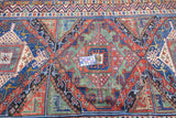 Antique Caucasian Kurdish Kazak Rug 5'5'' x 9'10''