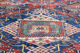 Antique Caucasian Kurdish Kazak Rug 5'5'' x 9'10''