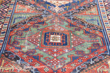 Antique Caucasian Kurdish Kazak Rug 5'5'' x 9'10''