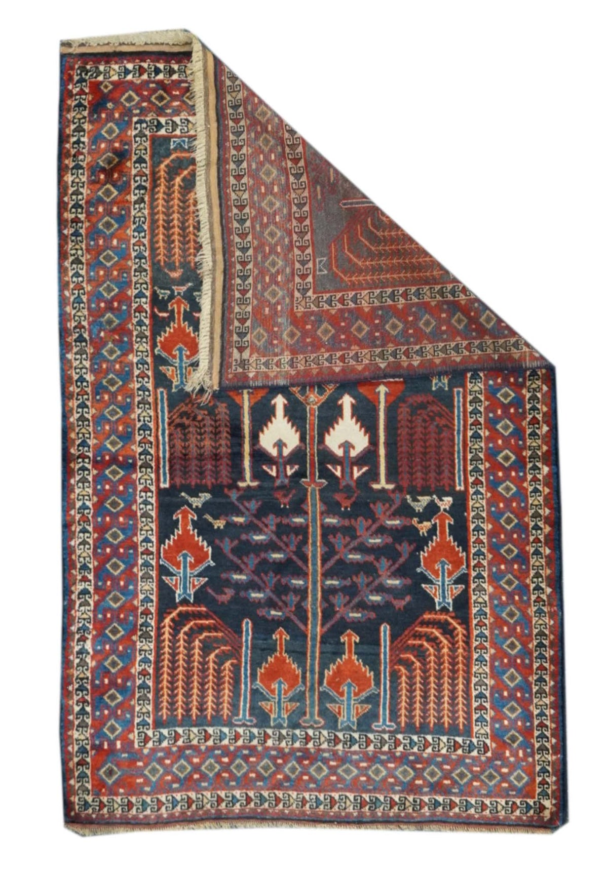Antique Kurdish Rug 4'3'' x 6'9''