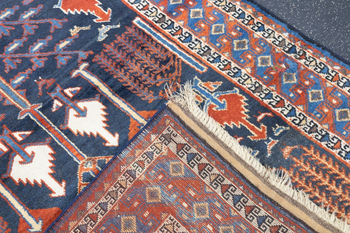 Antique Kurdish Rug 4'3'' x 6'9''