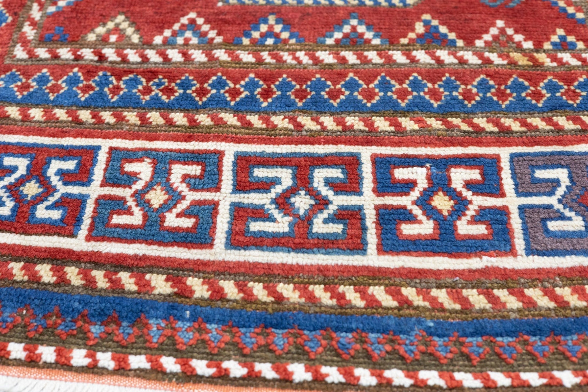 Antique Caucasian Kazak Rug 3'10'' x 7'7''