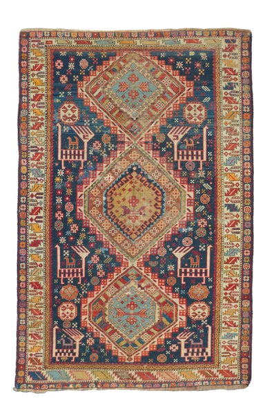 Antique Karakashly Rug 3'9'' x 5'10''