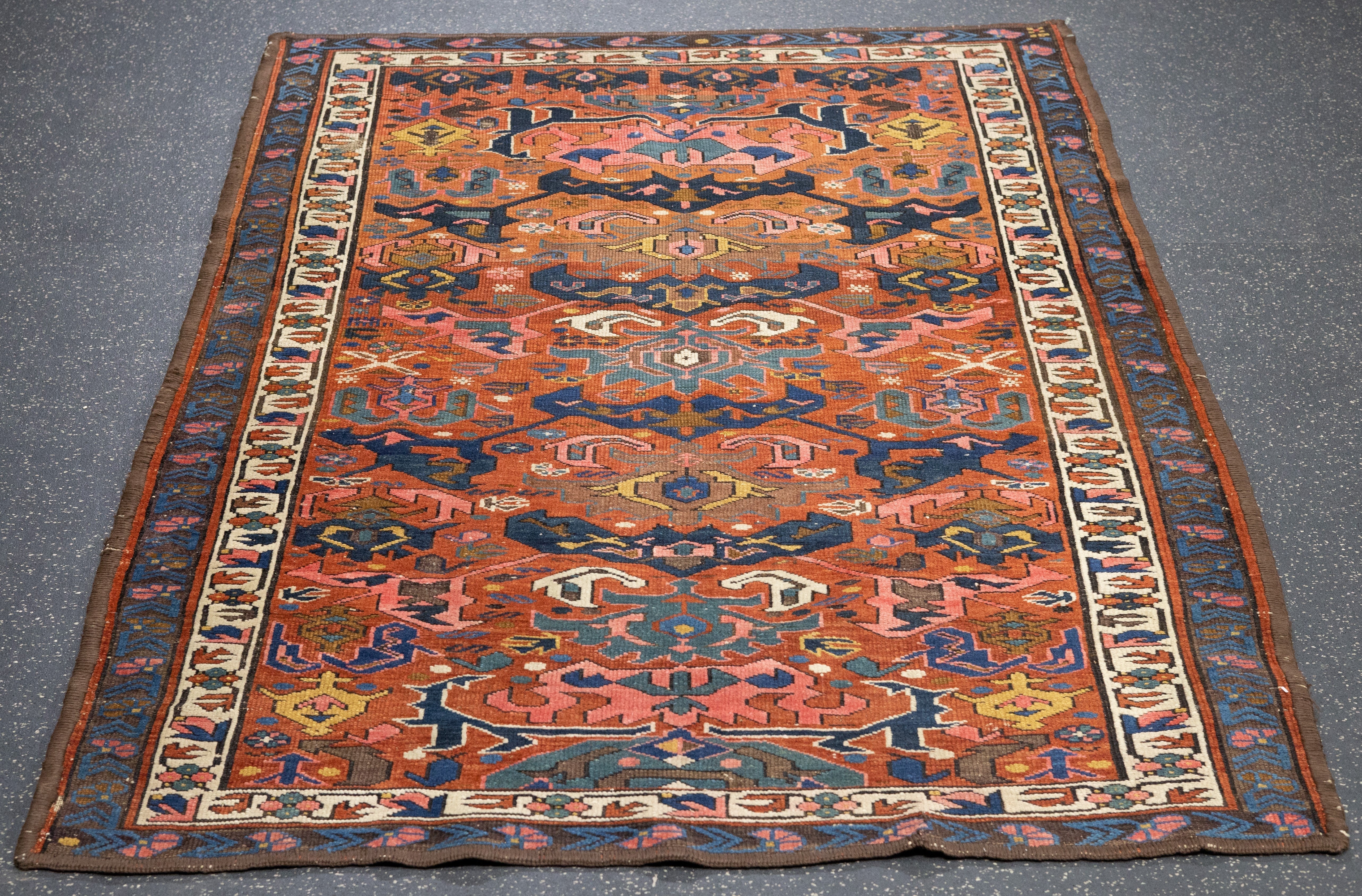 Antique Caucasian Kuba Bijov Rug 3'10'' x 5'3''