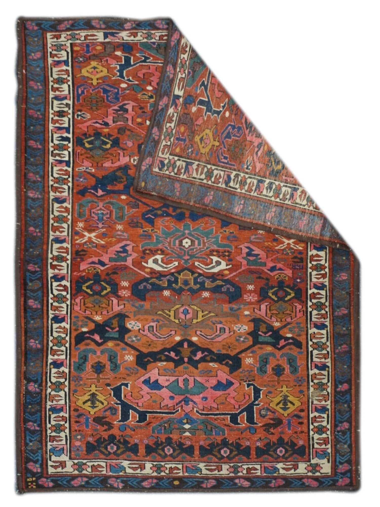 Antique Caucasian Kuba Bijov Rug 3'10'' x 5'3''
