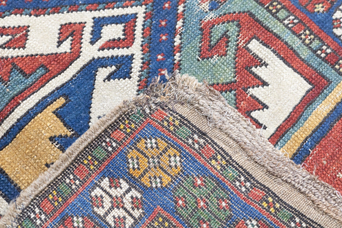 Antique Caucasian Shirvan Rug 3'7'' x 6'8''