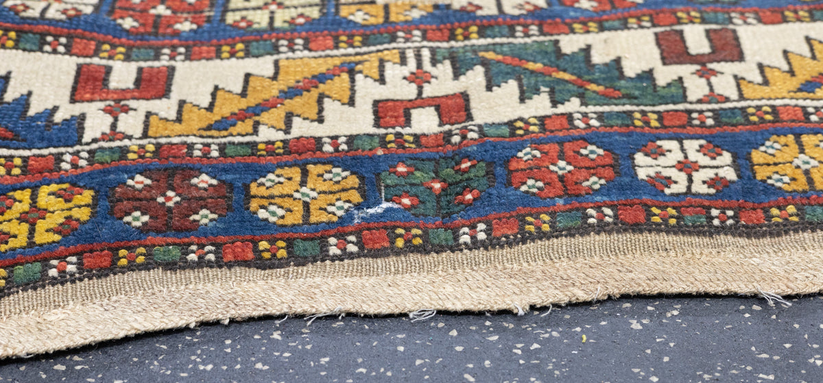 Antique Caucasian Shirvan Rug 3'7'' x 6'8''
