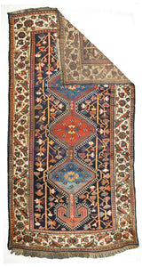 Antique Bakhtiari Rug 5'3'' x 10'1''