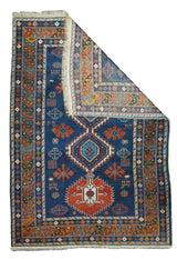 Antique Caucasian Shirvan Rug 4'2'' x 6'0"