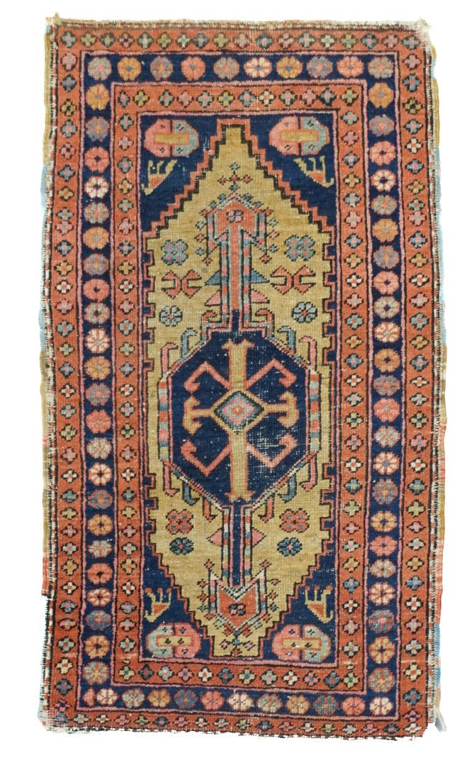 Antique Heriz Rug 2'6'' x 4'4''