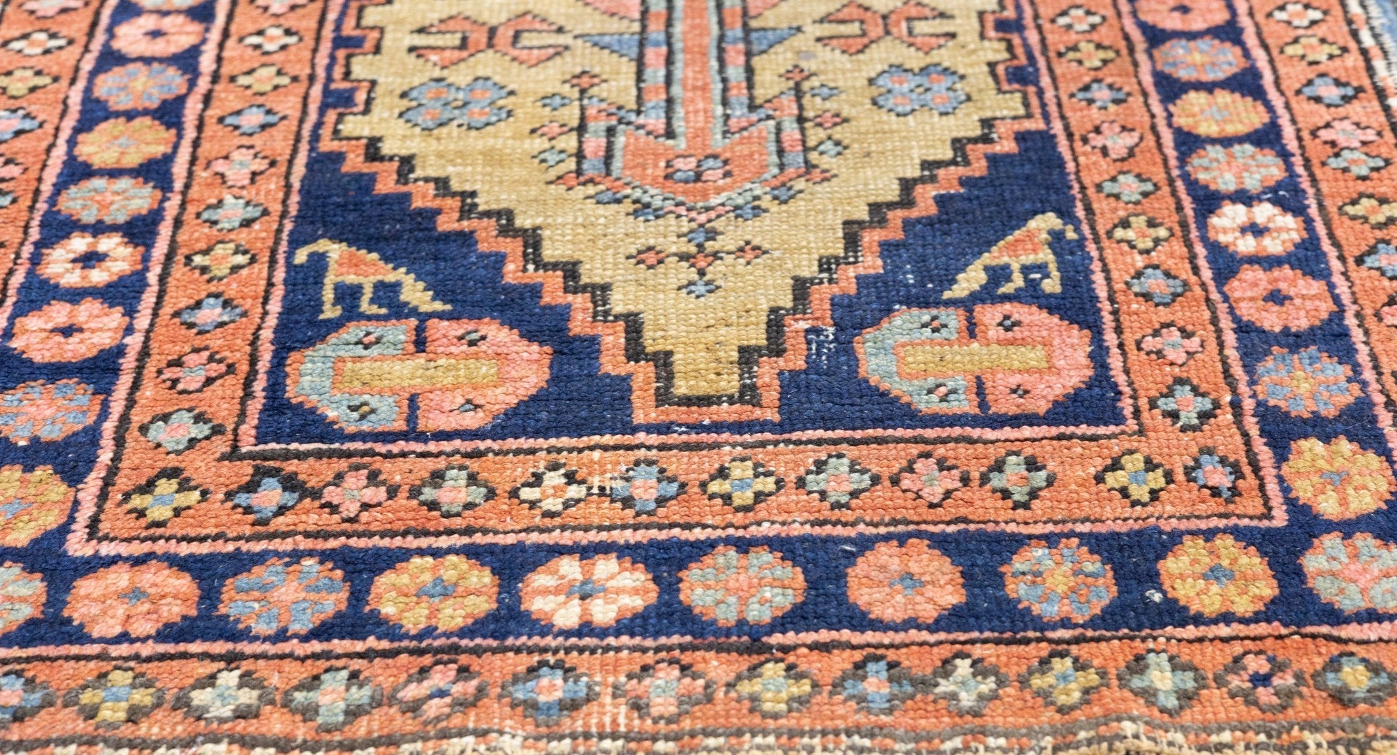 Antique Heriz Rug 2'6'' x 4'4''