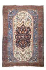 Antique Farahan Sarouk Rug 4'3'' x 6'6''