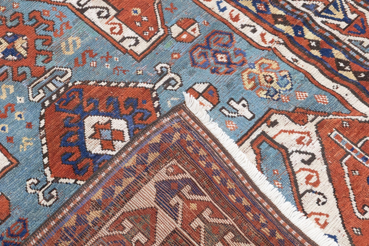 Antique Caucasian Kazak Rug 5'2'' x 6'7''