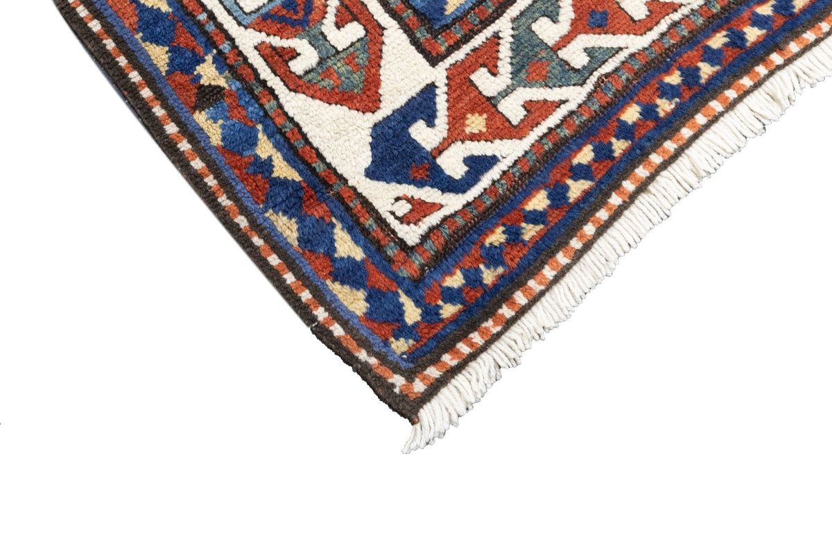 Antique Caucasian Kazak Rug 5'2'' x 6'7''