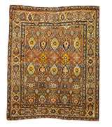 Antique Haji Jalili Tabriz Rug 4'6'' x 5'6''