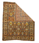 Antique Haji Jalili Tabriz Rug 4'6'' x 5'6''
