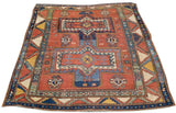 Antique Caucasian Kazak Rug 5'3'' x 7'2''