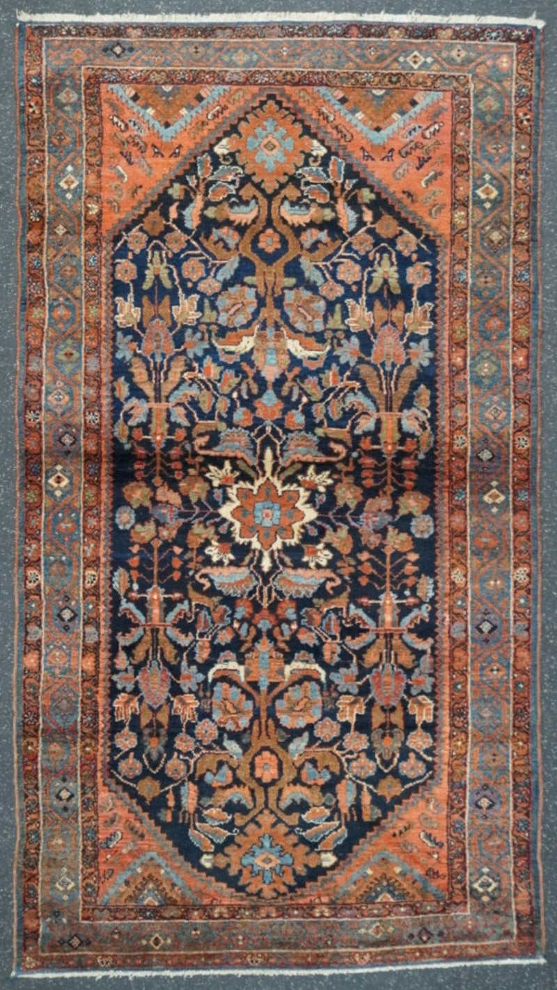 Antique Persian Malayer Rug 3'8'' x 6'7