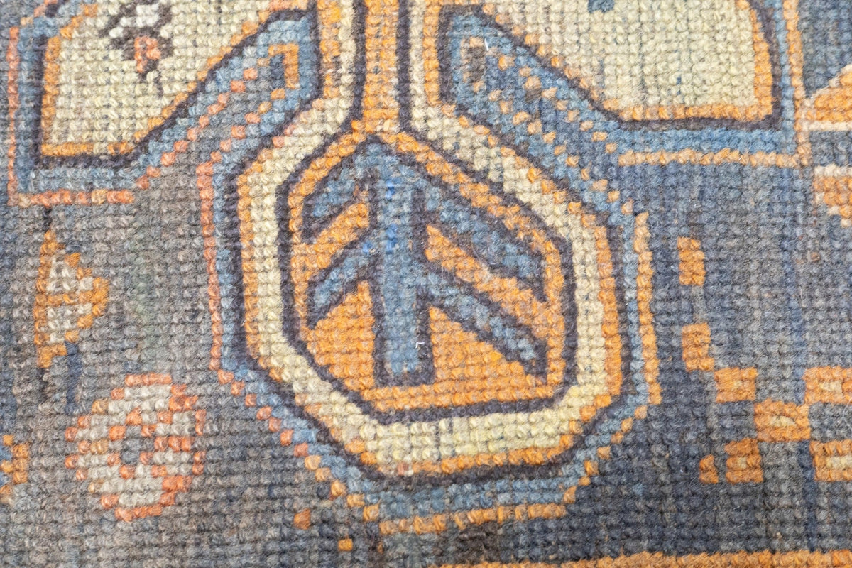 Antique Caucasian Kurd Kazak Rug 3'2'' x 3'10''
