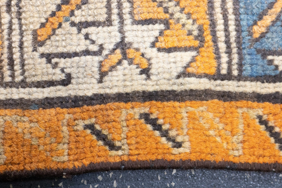 Antique Caucasian Kurd Kazak Rug 3'2'' x 3'10''
