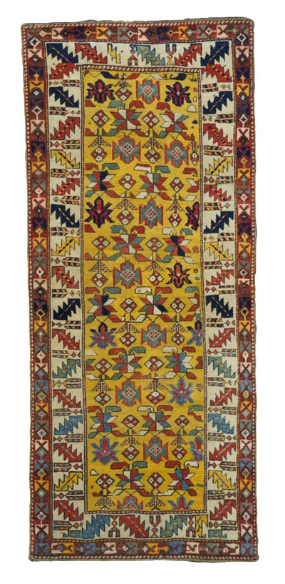 Antique Caucasian Kuba Rug 3'0