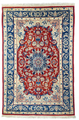 Vintage Isfahan Rug 4' x 6'