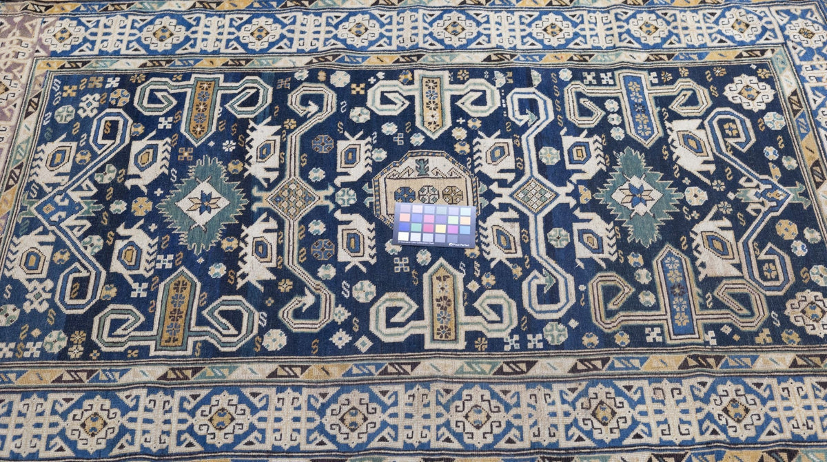 Antique Caucasian Perpedil Rug 3'11'' x 6'3''