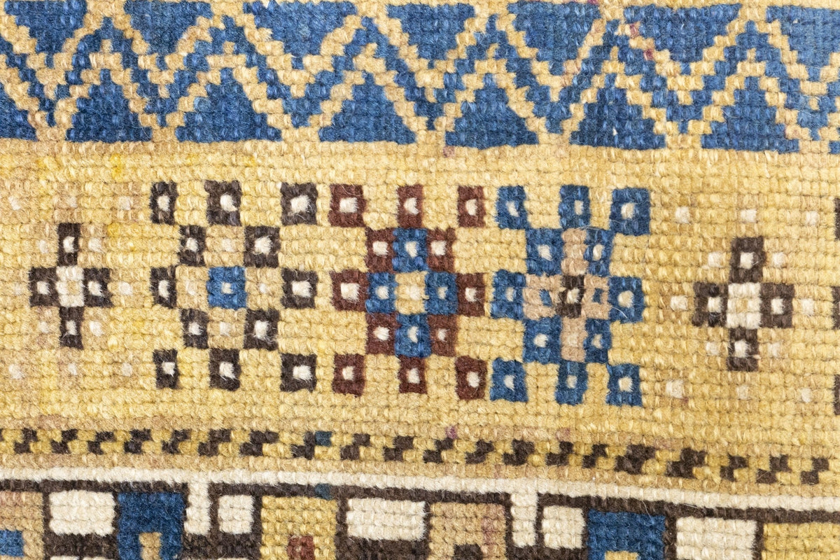 Antique Caucasian Shirvan Rug 3'6'' x 4'6''