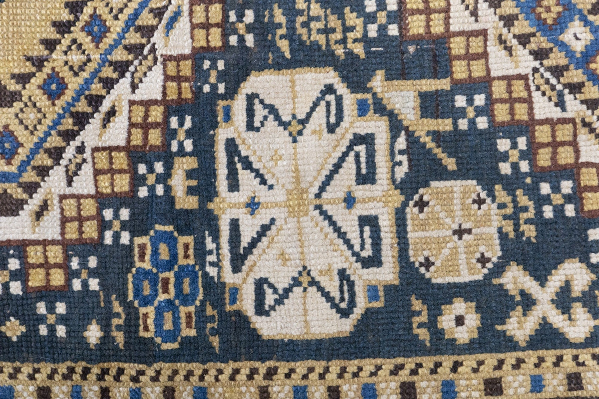 Antique Caucasian Shirvan Rug 3'6'' x 4'6''