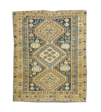Antique Caucasian Shirvan Rug 3'6'' x 4'6''