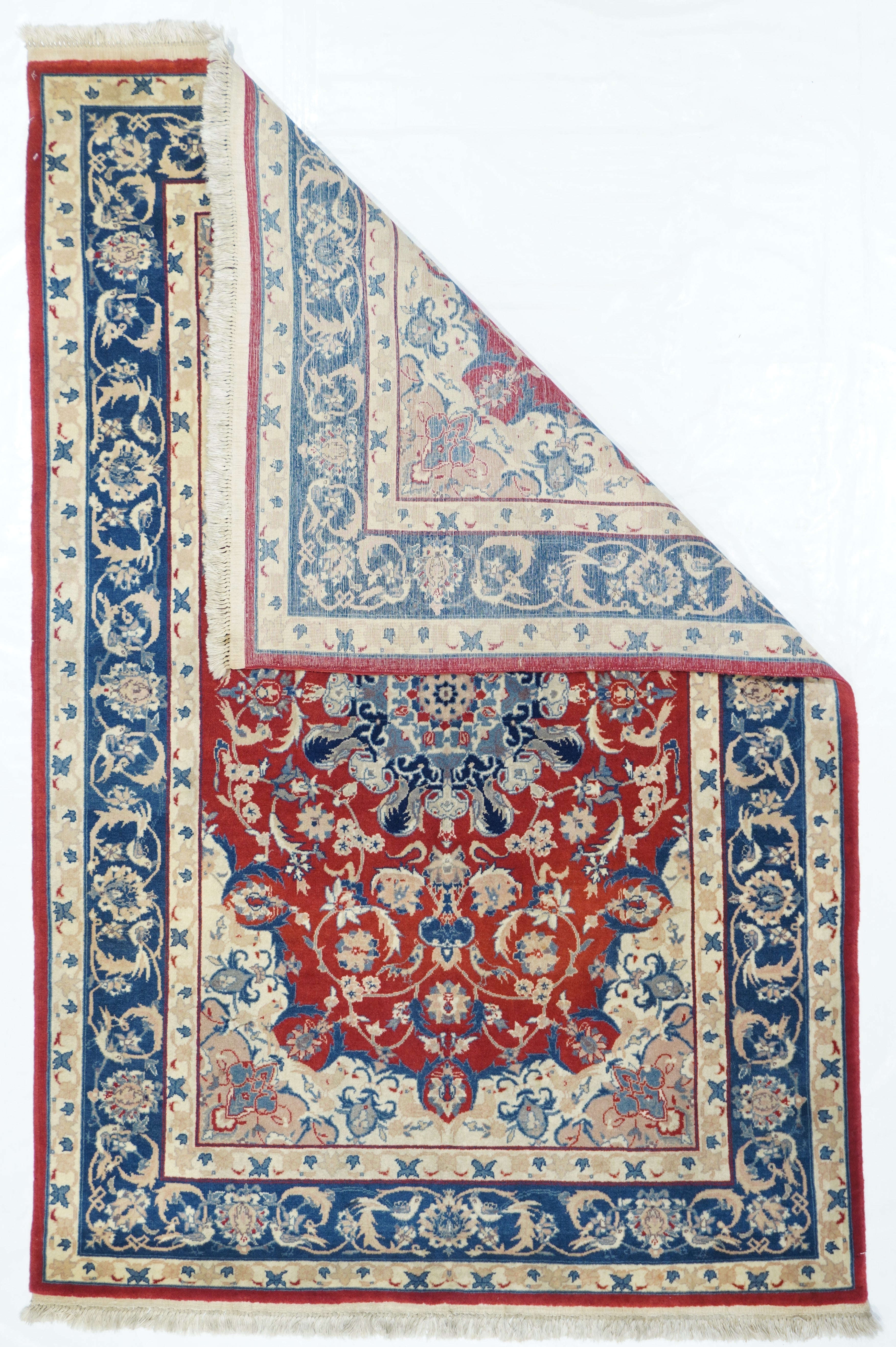 Vintage  Isfahan Rug 4'0" x 6'0"