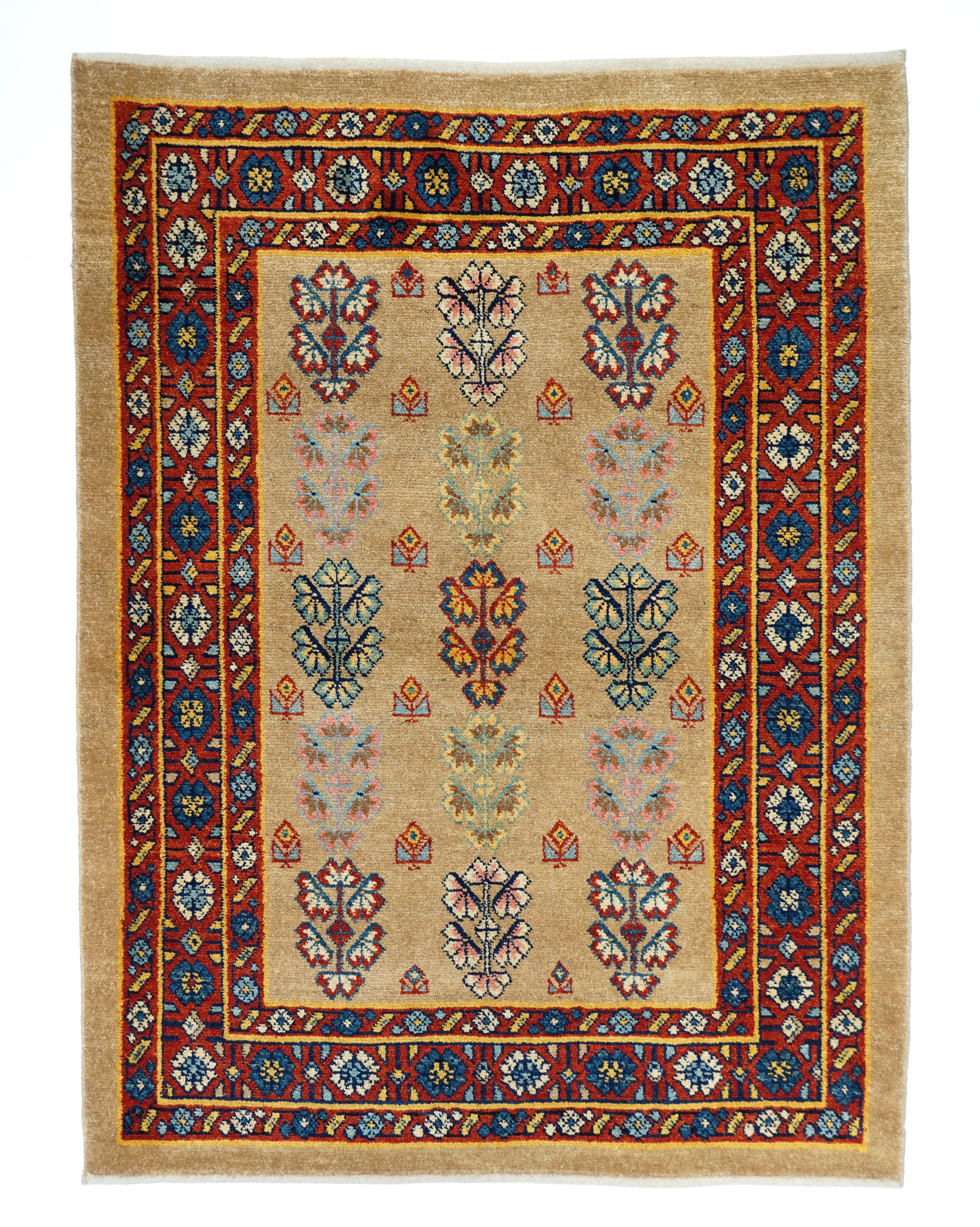 Vintage  Veramin Rug 4'4" x 5' 9''