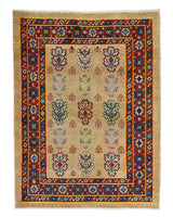 Vintage  Veramin Rug 4'4" x 5' 9''