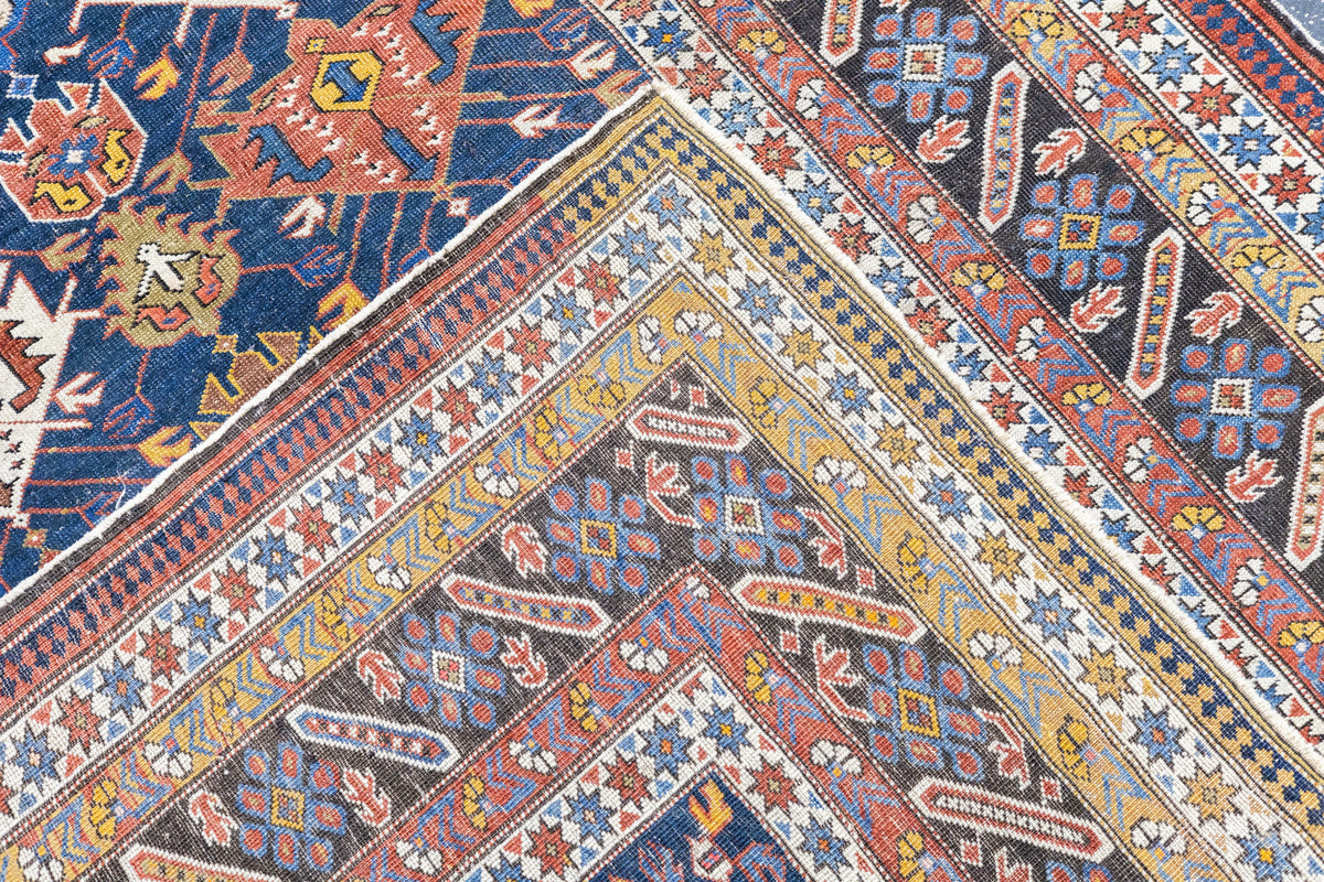 Antique Caucasian Shirvan Rug 4'4'' x 6'3''