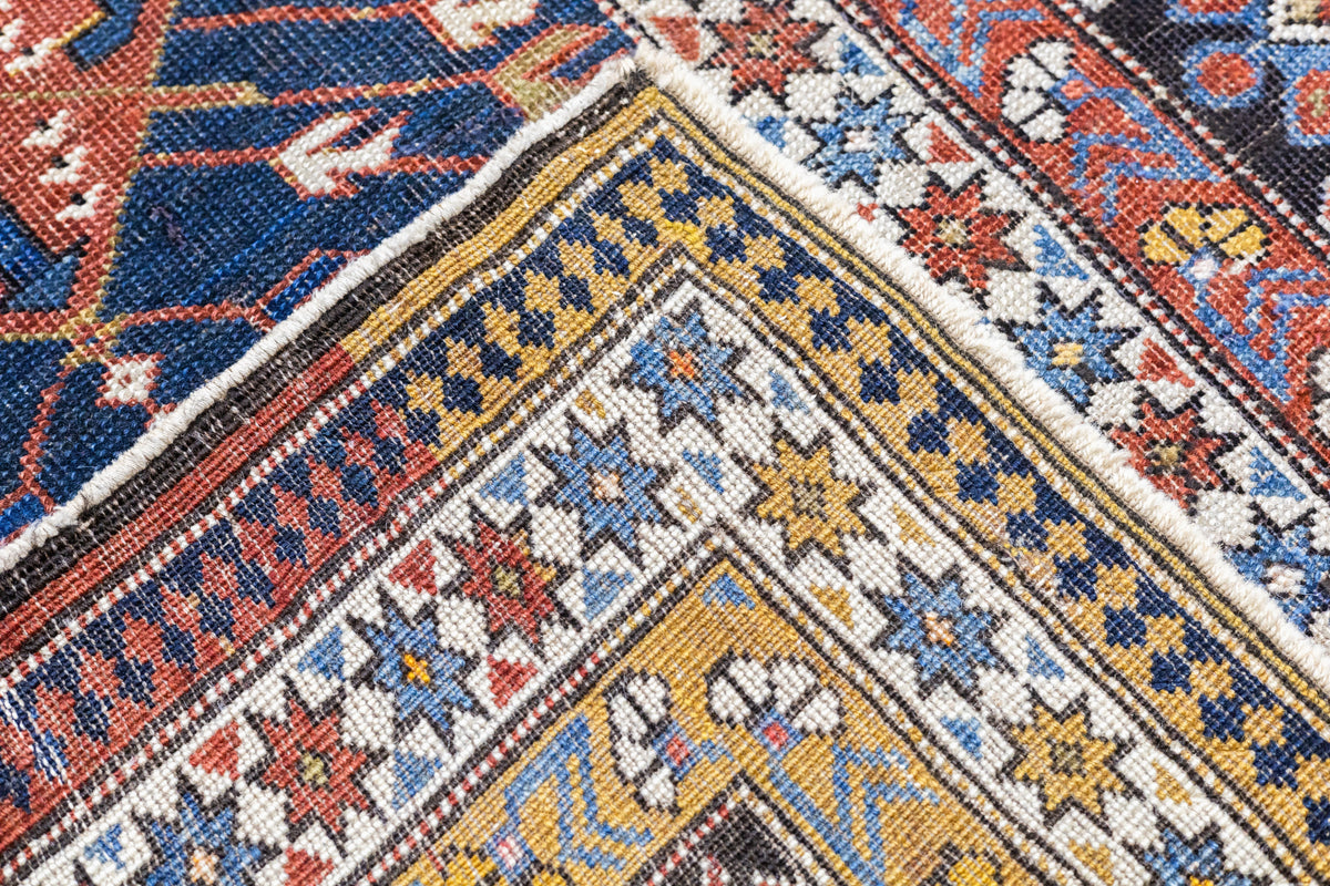 Antique Caucasian Shirvan Rug 4'4'' x 6'3''