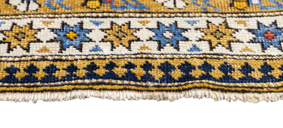 Antique Caucasian Shirvan Rug 4'4'' x 6'3''