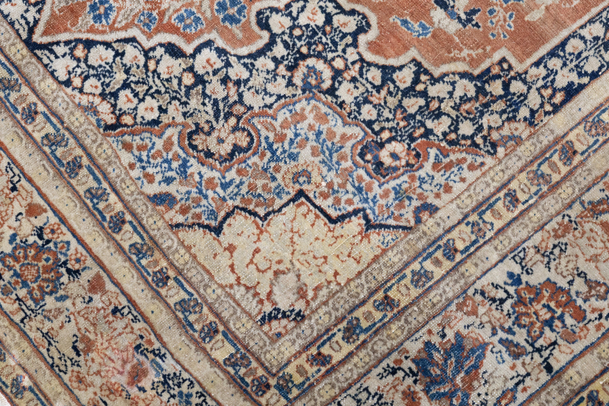 Antique Haji Jalili Tabriz Rug 3'9'' x 5'8''