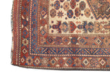 Antique  Qashqai Rug 4'6'' x 8'4''