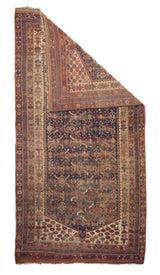 Antique  Qashqai Rug 4'6'' x 8'4''